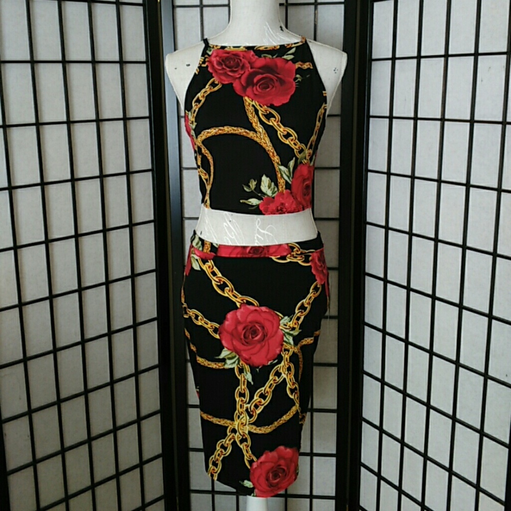 Velvety Soft Stretch Skirt Set Career-to-Night - Picture 6 of 6